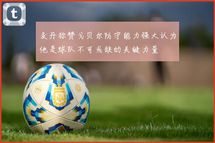 麦丹称赞戈贝尔防守能力强大认为他是球队不可或缺的关键力量